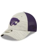 New Era Grey K-State Wildcats Active 9FORTY Adjustable Hat