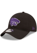 New Era Black K-State Wildcats Core Classic 2.0 Adjustable Hat