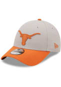 Texas Longhorns New Era The League Adjustable Hat - Grey