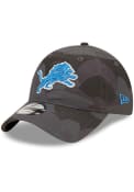 Detroit Lions New Era Camo Core Classic 9TWENTY 2.0 Adjustable Hat - Black