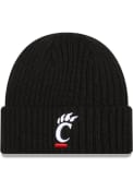 New Era Core Classic Cincinnati Bearcats Mens Knit Hat - Black