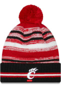 New Era Sport Pom Cincinnati Bearcats Mens Knit Hat - Red