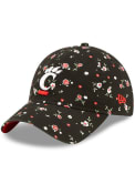 New Era Floral 9TWENTY Cincinnati Bearcats Womens Adjustable Hat - Black