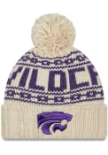 New Era Sport K-State Wildcats Womens Knit Hat - White