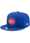 Detroit Pistons New Era Primary Logo 9FIFTY Snapback - Blue