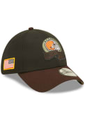 Cleveland Browns New Era 2022 Salute to Service 39THIRTY Flex Hat - Black