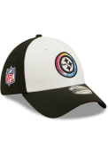 Pittsburgh Steelers New Era 2022 Crucial Catch Coach 39THIRTY Flex Hat - White