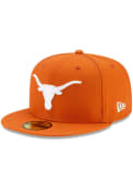 Texas Longhorns New Era Basic 59FIFTY Fitted Hat - Burnt Orange
