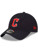 Cleveland Guardians New Era Road Core Classic 2.0 9TWENTY Adjustable Hat - Navy Blue