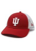 Indiana Hoosiers New Era Trucker 9FORTY Adjustable Hat - Red