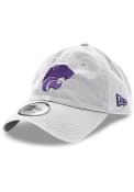 New Era White K-State Wildcats Casual Classic Adjustable Hat