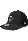 New Era White Logo Neo 39THIRTY K-State Wildcats Flex Hat - Black