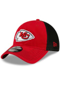 Kansas City Chiefs Youth New Era JR Team Fronted 9TWENTY Adjustable Hat - Red