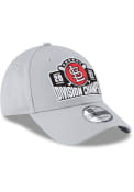 St Louis Cardinals New Era 2022 MLB Division Champs 9FORTY Adjustable Hat - Grey
