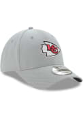 Kansas City Chiefs New Era Stretch Snap 9FORTY Adjustable Hat - Grey