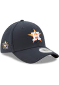 Houston Astros New Era 2023 World Series Side Patch Team Classic 39THIRTY Flex Hat - Navy Blue