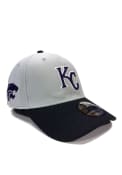 Kansas City Royals New Era Co Branded 3930 Flex Hat - Grey