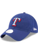 New Era Texas Rangers Womens Blue Team Glisten Adjustable Hat