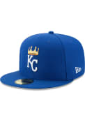 New Era Kansas City Royals Blue 2017 Diamond Era 59FIFTY Kids Fitted Hat
