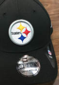 Pittsburgh Steelers New Era Team Classic 39THIRTY Flex Hat - Black