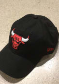 Chicago Bulls New Era Core Classic 9TWENTY Adjustable Hat - Black
