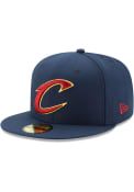 Cleveland Cavaliers New Era 59FIFTY Fitted Hat - Navy Blue