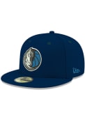 Dallas Mavericks New Era 59FIFTY Fitted Hat - Navy Blue