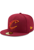 Cleveland Cavaliers New Era 59FIFTY Fitted Hat - Maroon