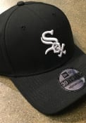 Chicago White Sox New Era Team Classic 39THIRTY Flex Hat - Black