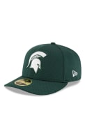 Michigan State Spartans New Era Green Bevel Team Low Profile 59FIFTY Fitted Hat