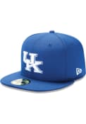 Kentucky Wildcats New Era Basic 59FIFTY Fitted Hat - Blue
