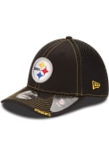 Pittsburgh Steelers New Era Team Neo 39THIRTY Flex Hat - Black