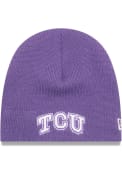 TCU Horned Frogs Baby New Era My 1st Knit Hat - Purple