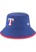 New Era Texas Rangers Blue 2018 Clubhouse Bucket Hat