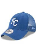 Kansas City Royals New Era Trucker 9FORTY Adjustable Hat - Blue