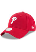 Philadelphia Phillies Womens New Era Core Classic 9TWENTY Adjustable - Red