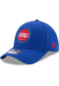 Detroit Pistons New Era The League 9FORTY Adjustable Hat - Blue