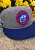 Kansas Jayhawks New Era Retro Crown Suited 59FIFTY Fitted Hat - Grey