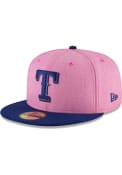Texas Rangers New Era 2018 Mothers Day 59FIFTY Fitted Hat - Pink