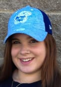 New Era Kansas Jayhawks Womens Blue Spaced Dye Mesh LS 9TWENTY Adjustable Hat