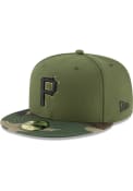 Pittsburgh Pirates New Era Green Alt 3 AC 59FIFTY Fitted Hat