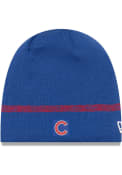 New Era Chicago Cubs Blue 2019 Clubhouse Jr Youth Knit Hat