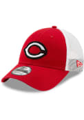 Cincinnati Reds New Era Team Truckered 9FORTY Adjustable Hat - Red