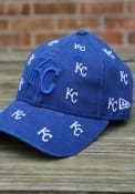 New Era Kansas City Royals Womens Blue Logo Scatter 9TWENTY Adjustable Hat