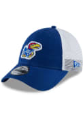 New Era Kansas Jayhawks Team Truckered 9FORTY Adjustable Hat - Blue