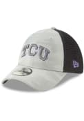 New Era TCU Horned Frogs Grey Camo Front Neo 39THIRTY Flex Hat