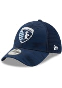New Era Sporting Kansas City Navy Blue Camo Front Neo 39 THIRTY Flex Hat
