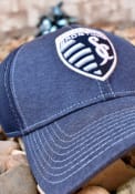 New Era Sporting Kansas City Navy Blue Classic Shade Neo 39THIRTY Flex Hat