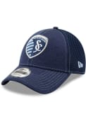New Era Sporting Kansas City NE Team Tred 9FORTY Adjustable Hat - Navy Blue