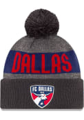 New Era FC Dallas Grey 2019 Official Sport Knit Hat